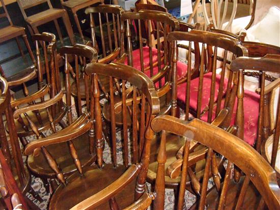 10 Windsor chairs